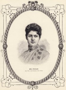 Mrs Cleveland (die Frau des Präsidenten der USA) von English School