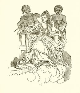 Mrs. Siddons als die tragische Muse von English School