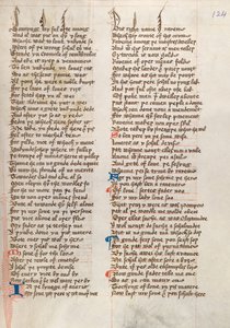 Ms326 f124r, Confessio Amantis von John Gower
