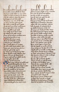 Ms326 f25r, Confessio Amantis von John Gower von English School
