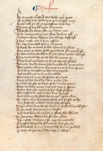 Ms. New Coll 314, f90v, Die Canterbury-Erzählungen von Geoffrey Chaucer