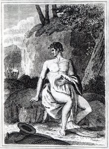 Mungo Park in Afrika, eine Illustration aus 
