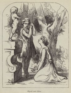 Myrtil und Chloe (Gravur) von English School