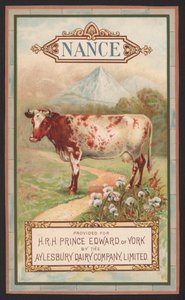 Nance, Werbung für die Aylesbury Dairy Company von English School