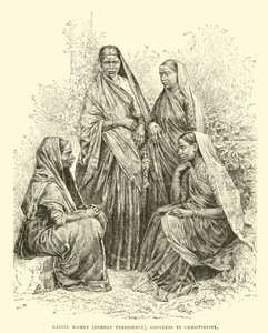Einheimische Frauen (Bombay-Präsidentschaft), Konvertiten zum Christentum von English School
