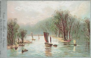 In der Nähe von Brentford am Fluss Thames von English School
