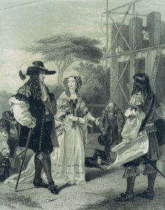 Nell Gwynn überredet Karl II., ein Krankenhaus zu bauen von English School