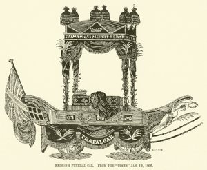 Nelsons Leichenwagen, aus der Times von English School