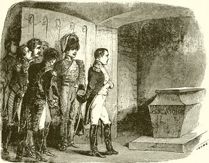 Napoleon am Grab von Friedrich dem Großen