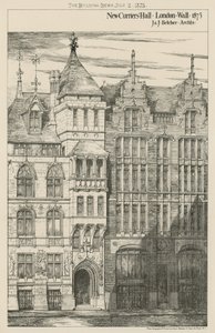 Neue Curriers Hall, London Wall von English School