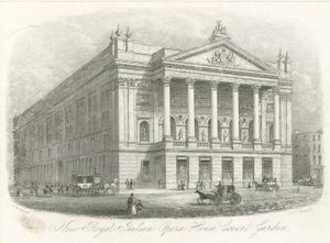 Neues Königliches Italienisches Opernhaus, Covent Garden, London von English School