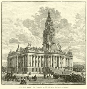 Neues Rathaus von English School