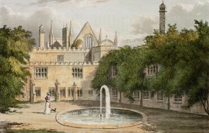 Newstead Abbey, aus R. Ackermanns Repository of Arts, 1827
