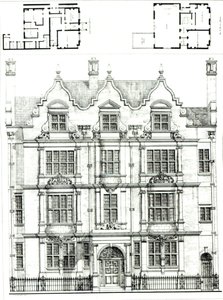No.70 Ennismore Gardens, South Kensington, aus The Building News, 23. Juli 1886