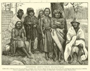 Nordwestamerikanische Indianer von English School