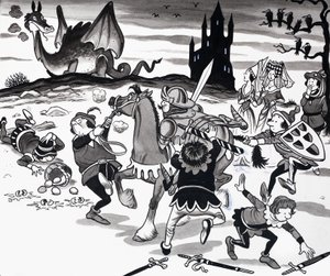Illustration eines Kinderreims