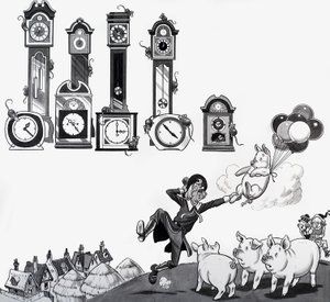 Illustration eines Kinderreims