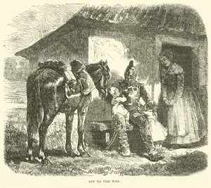 Ab in den Krieg, Oktober 1870 von English School