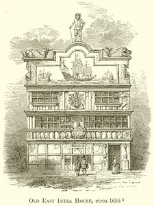 Altes East India House, um 1650 von English School