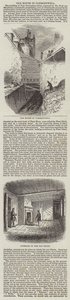 Altes Haus in Clerkenwell (Stich) von English School