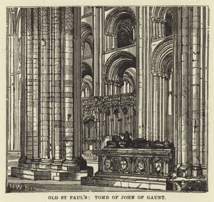 Alte St. Pauls, Grab von John of Gaunt von English School