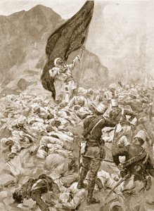 Omdurman: Der letzte Träger der Schwarzen Flagge, 2. September 1898 von English School