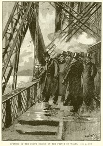 Eröffnung der Forth Bridge durch den Prinzen von Wales von English School