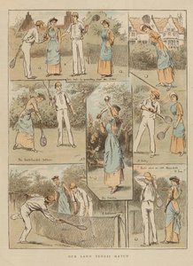 Unser Lawn-Tennis-Spiel von English School