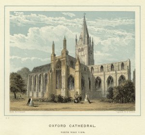 Oxford Kathedrale, Nordwestansicht von English School