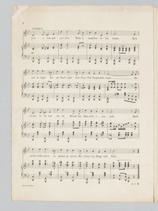 Seite 4 einer Partitur für das Lied Just a Soldier von English School