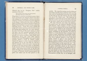 Seite aus Fußball: Unser Winterspiel, von Charles W. Alcock, 1874