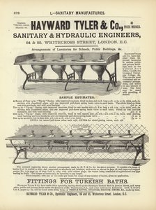 Seite aus dem Kompendium der Architekten, Vermesser und Ingenieure 1892