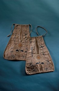 Paar verbundene Taschen, ca. 1750