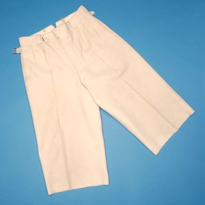 Paar weiße Fußballshorts, 1930er