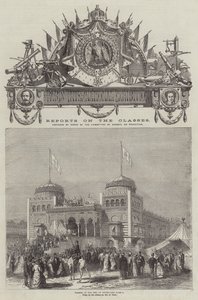 Palast des Bey von Tunis (Gravur) von English School