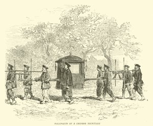 Sänfte eines chinesischen Würdenträgers von English School