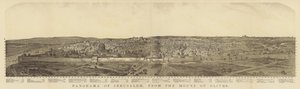 Panorama von Jerusalem vom Ölberg von English School