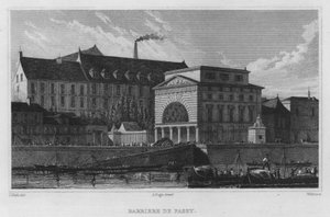 Paris, Barriere De Passy (Gravur) von English School