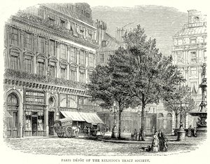 Pariser Depot der Religious Tract Society von English School