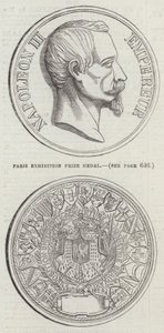Preis-Medaille der Pariser Ausstellung von English School