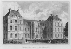 Paris, Palais des Luxembourg (Gravur) von English School
