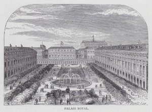 Paris, Palais Royal (Stich) von English School