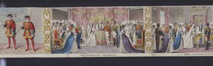 Teil des Panoramas der Hochzeit von Königin Victoria, ca. 1840