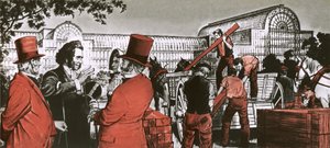 Paxton organisiert den Bau des Kristallpalastes in London