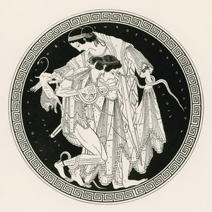 Peleus und Thetis (Gravur) von English School