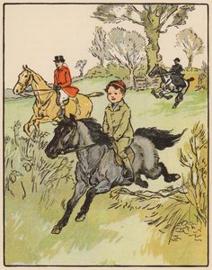Peter hat einen herrlichen Galopp von English School