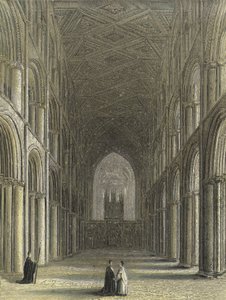 Peterborough Kathedrale, das Kirchenschiff von English School