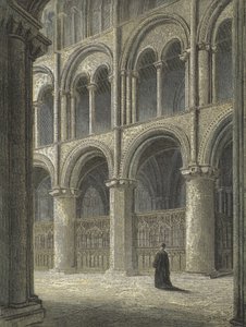 Peterborough Kathedrale, Blick über das nördliche Querschiff von English School