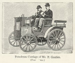 Petroleumwagen von Herrn P. Gautier von English School