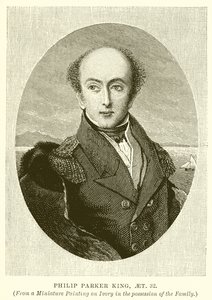 Philip Parker King, im Alter von 32 von English School